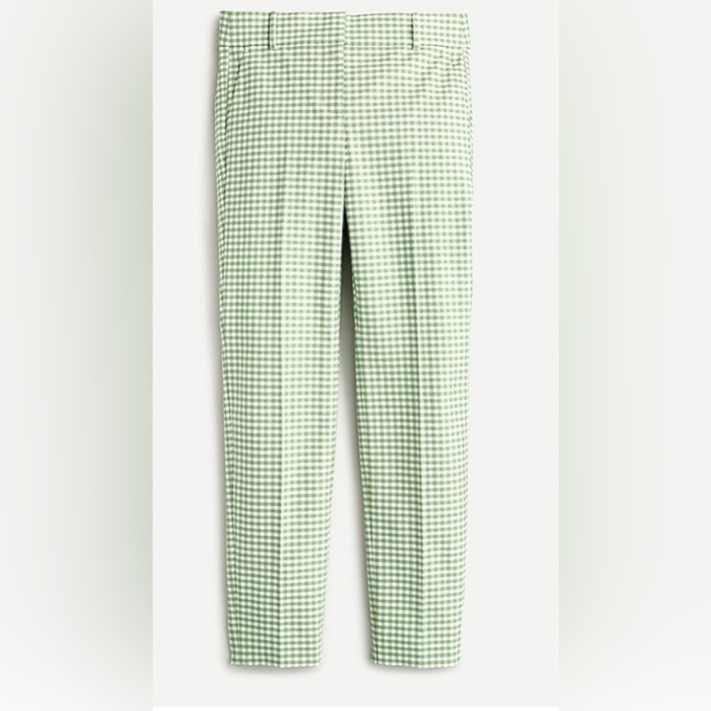 J. Crew Cameron Green Gingham Check Pants